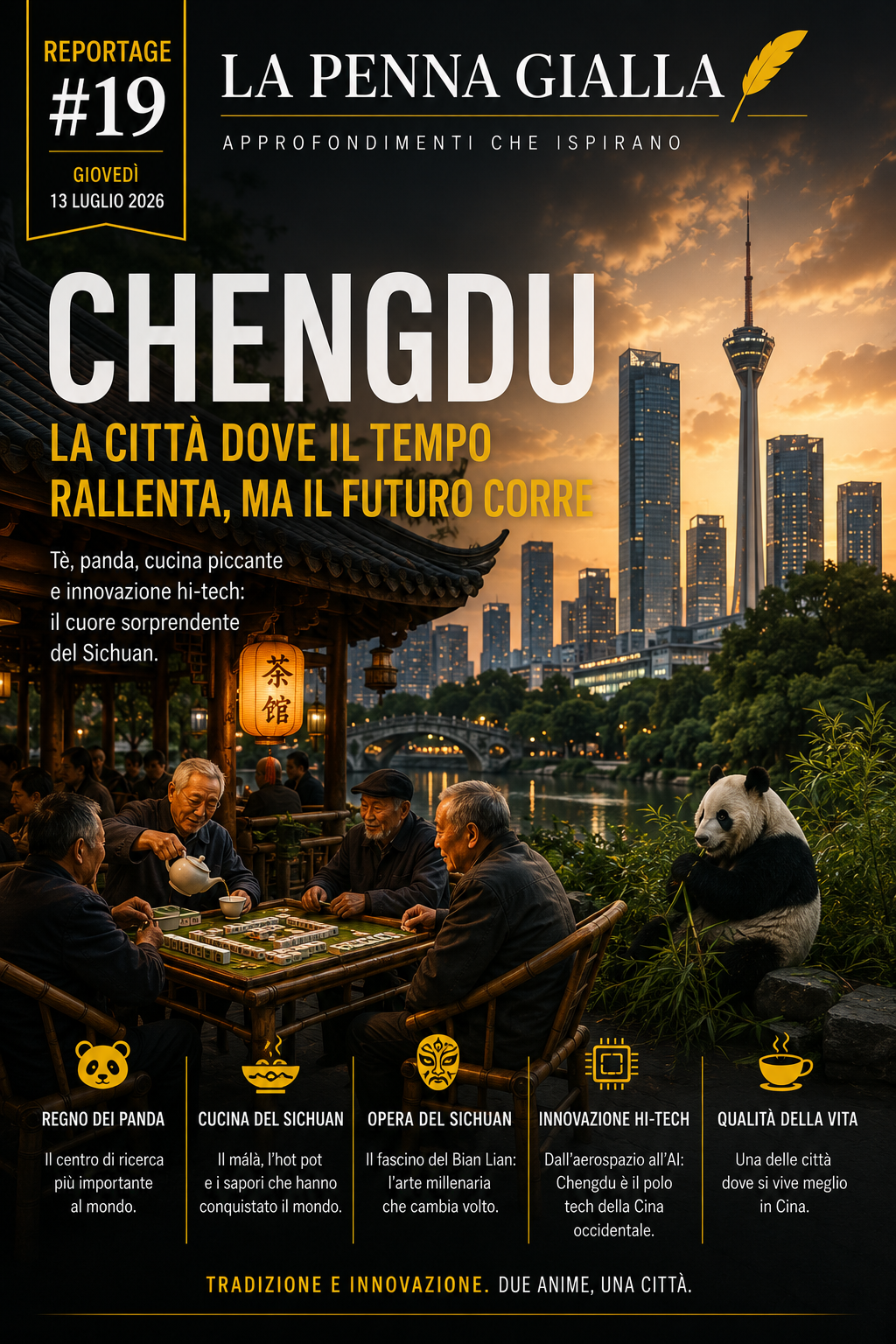 Chengdu: la città dove il tempo rallenta, ma il futuro corre